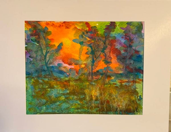 "A New Dawn" - 8.5" x 10" Hand Painted Watercolor + US Tax