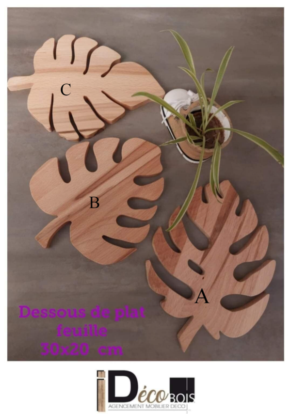 Dessous de plat Feuille
