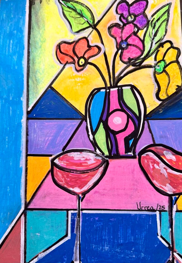 Florero homenaje al día de la Madre