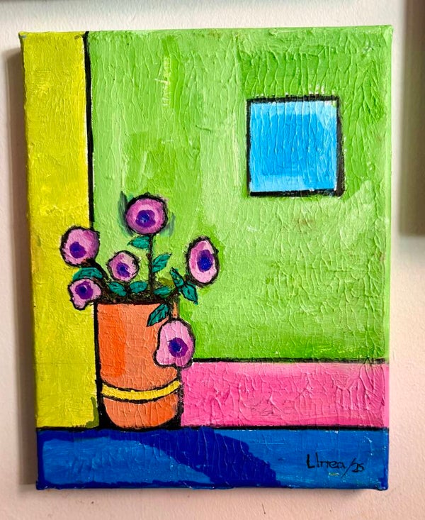 Composición con florero I