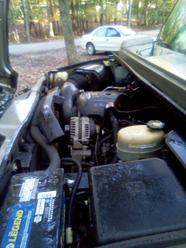 Detail engine compartment