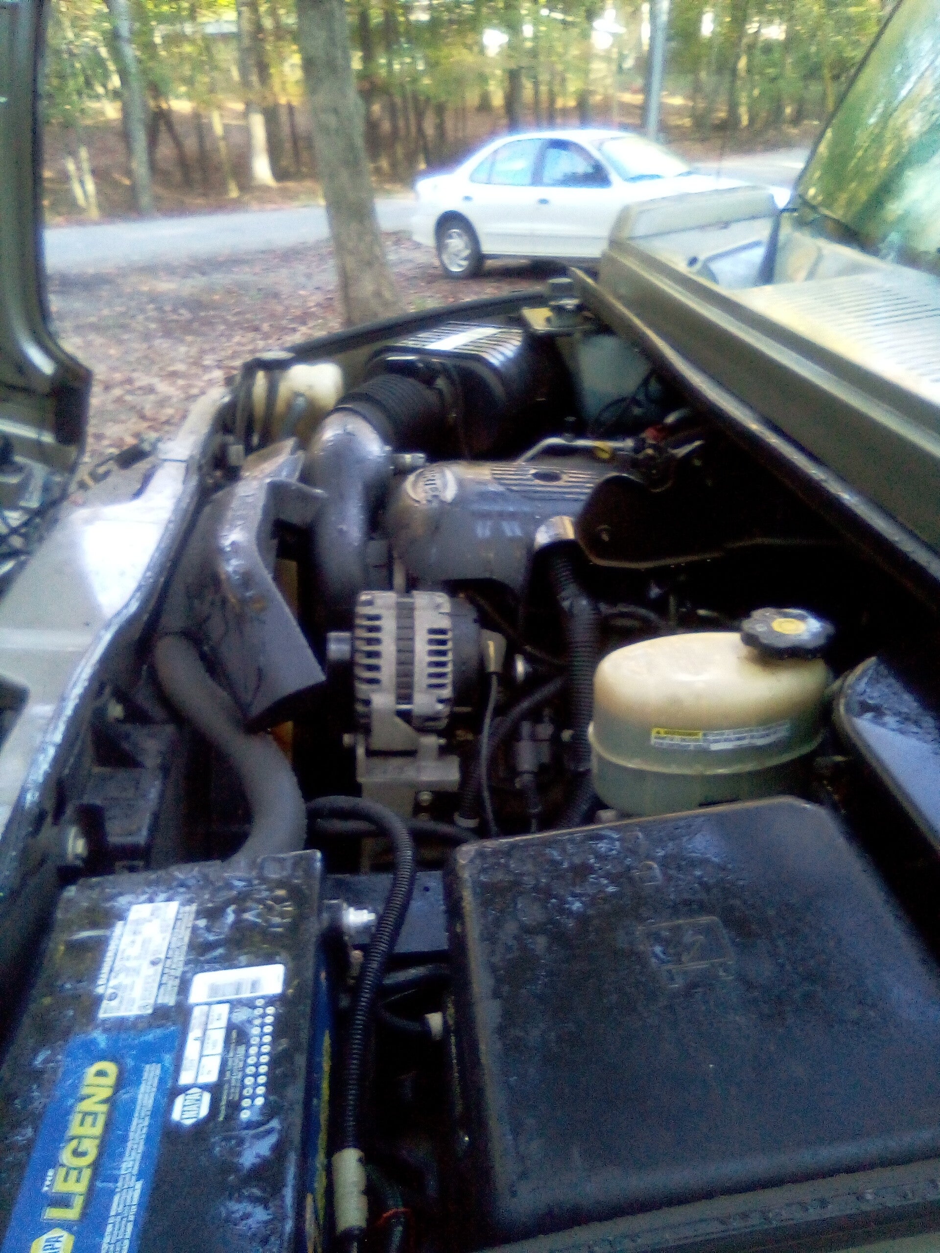 Detail engine compartment