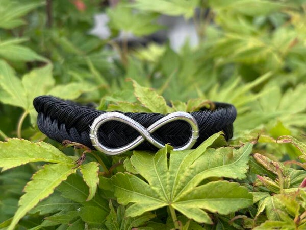Bracelet en crins Infinity