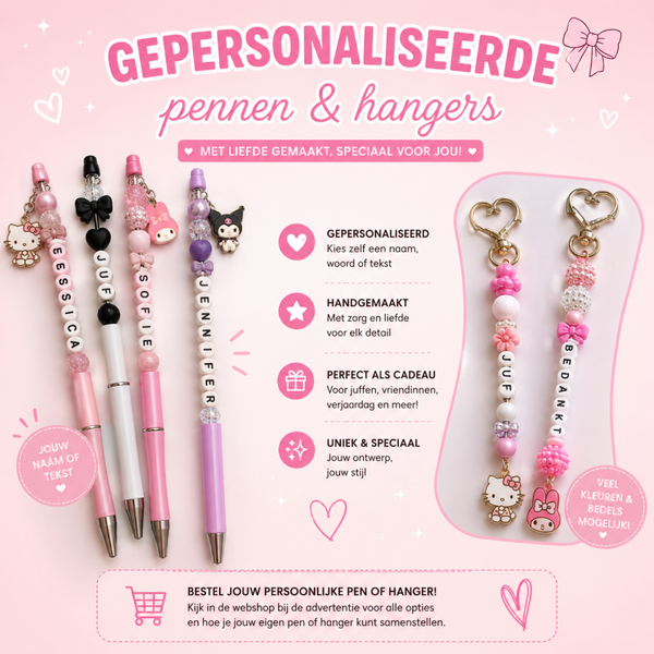 🖊️ Gepersonaliseerde pen of hanger 🏷️
