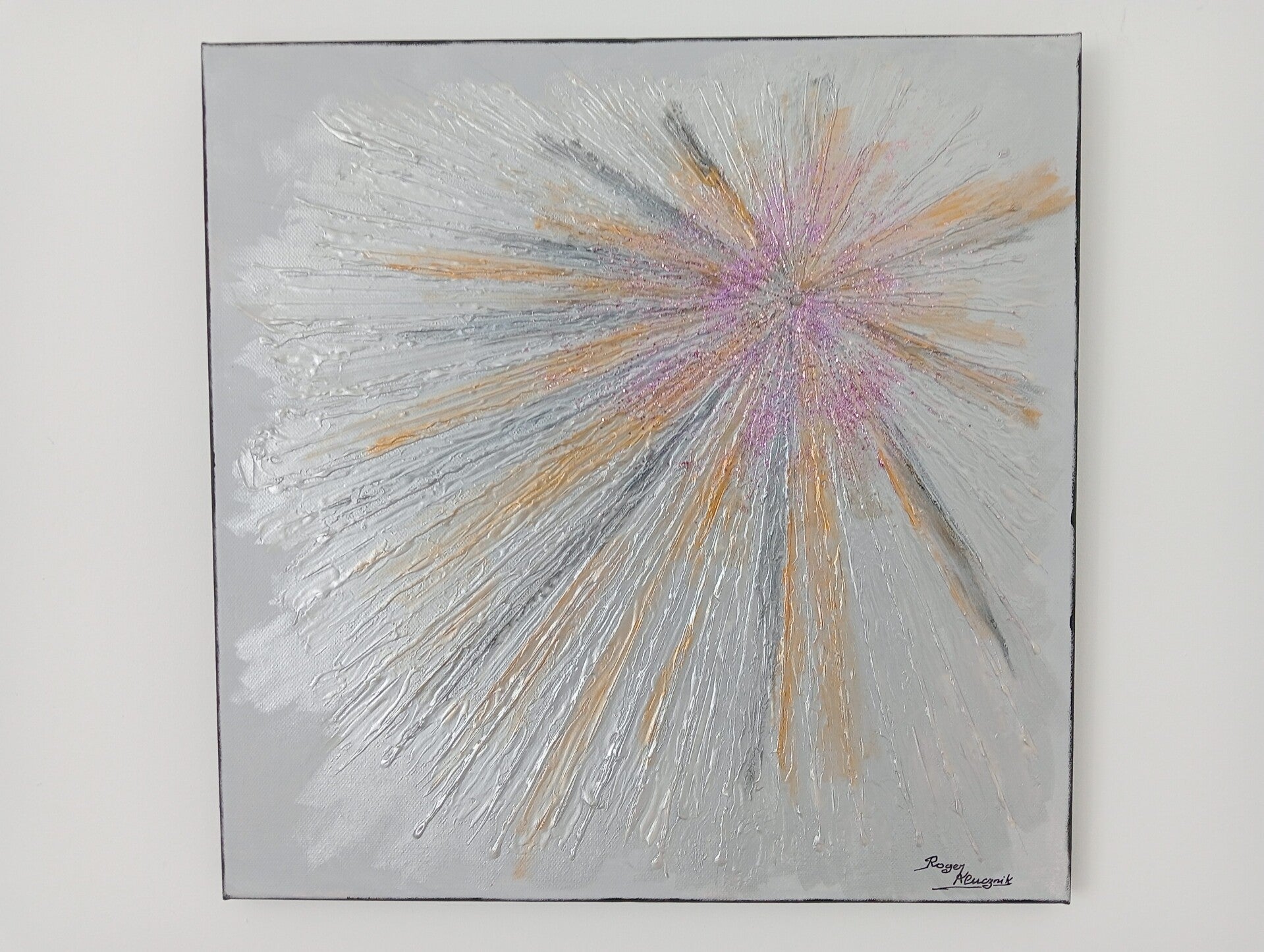 ABSTRAIT  40x40-  40x50 et 50x50 cm