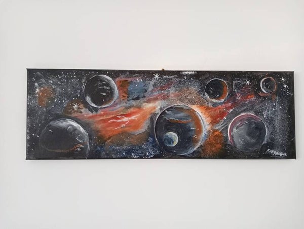 ABSTRAITS 20X60 Soleil rouge
