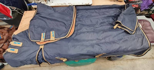 6ft 100g Premier Equine detachable neck stable rug - preloved