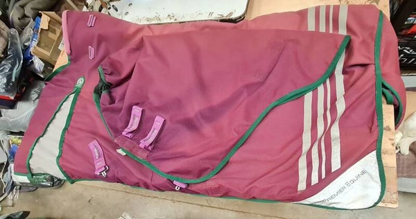 6'9 Premier Equine Lucanta Stratus 50g detachable neck Turnout Rug -Preloved
