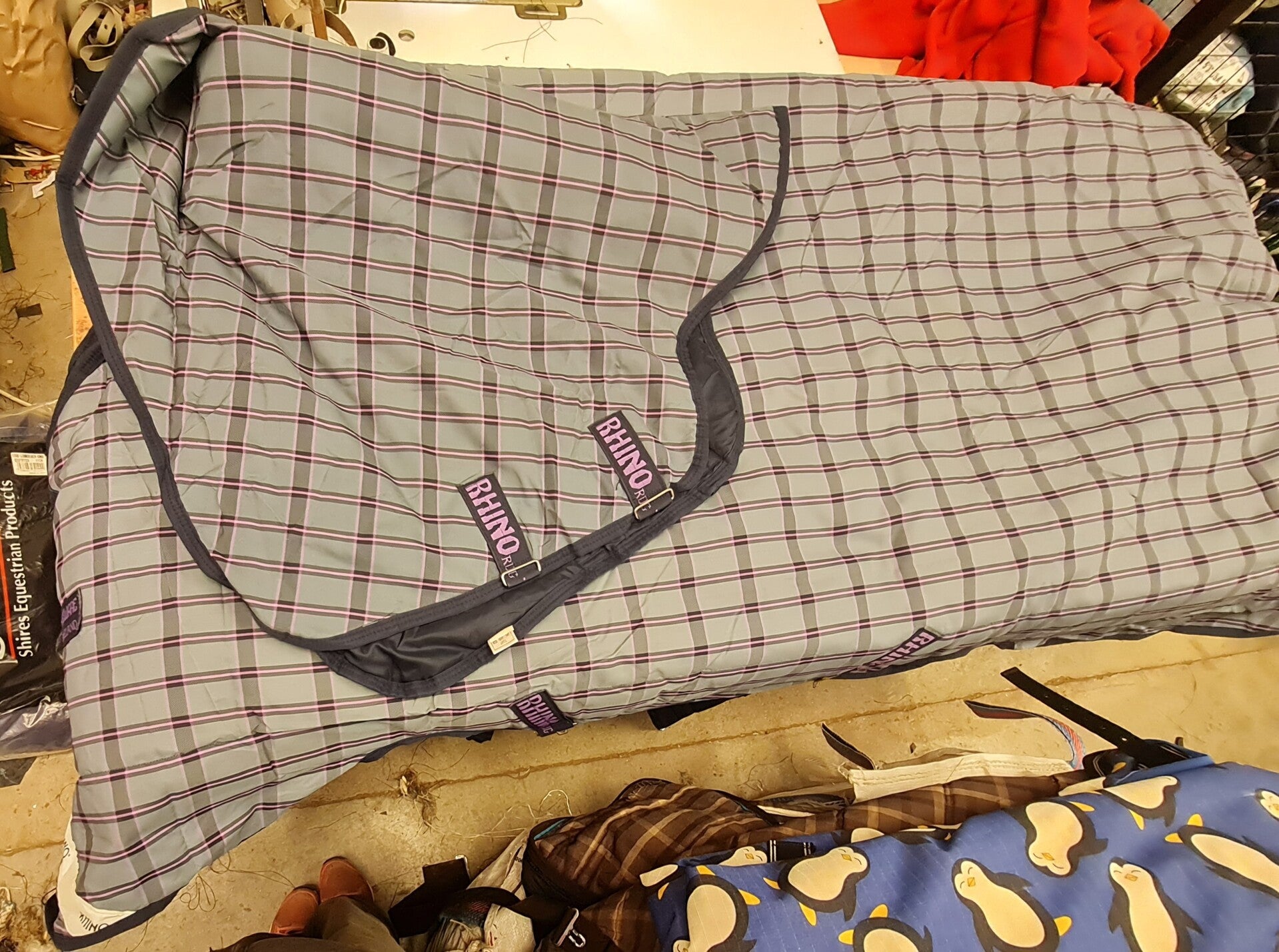 7ft Horseware Rhino 200g Detachable Neck Turnout Rug - Preloved