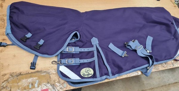 3'9 Ruggles Combo Med/Heavy Turnout Rug - Preloved