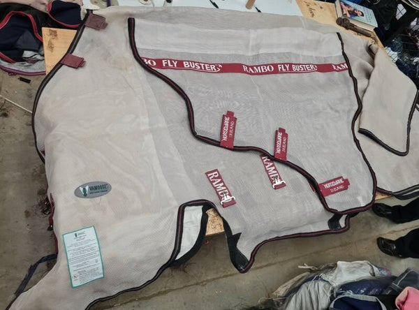 6'9 Horseware Rambo Vamoose Fly Rug Detachable Neck (new Style) - Preloved
