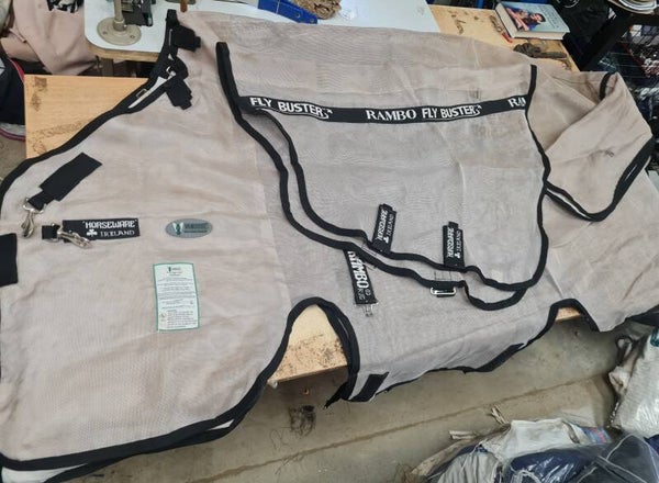 6'6 Horseware Rambo Vamoose Detachable Neck Fly Rug