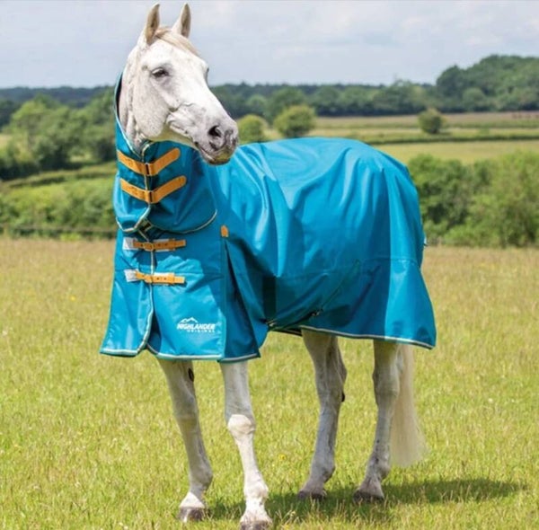 7ft Shires Highlander lite Combo Turnout Rug