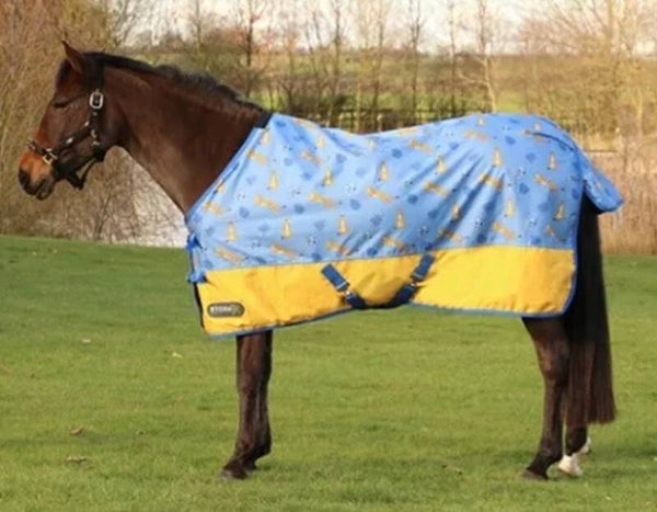 6'9 StormX Cheetah 0g fil Standard Neck Turnout Rug