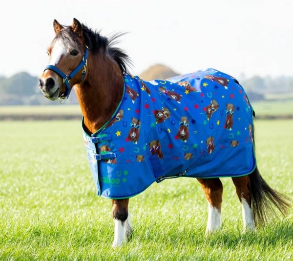 4'6 Shires Tikaboo Cool Shetland 100g Turnout Rug