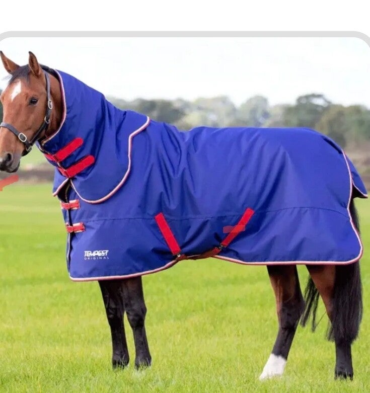 5'3 Shires Tempest 100g Detachable Neck Turnout Rug