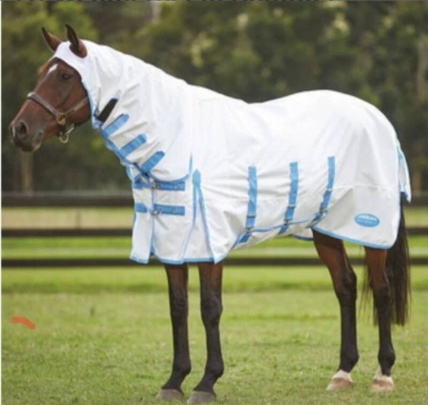 7'3 Weatherbeeta Comfitec Sweet Itch Shield Combo Fly Rug