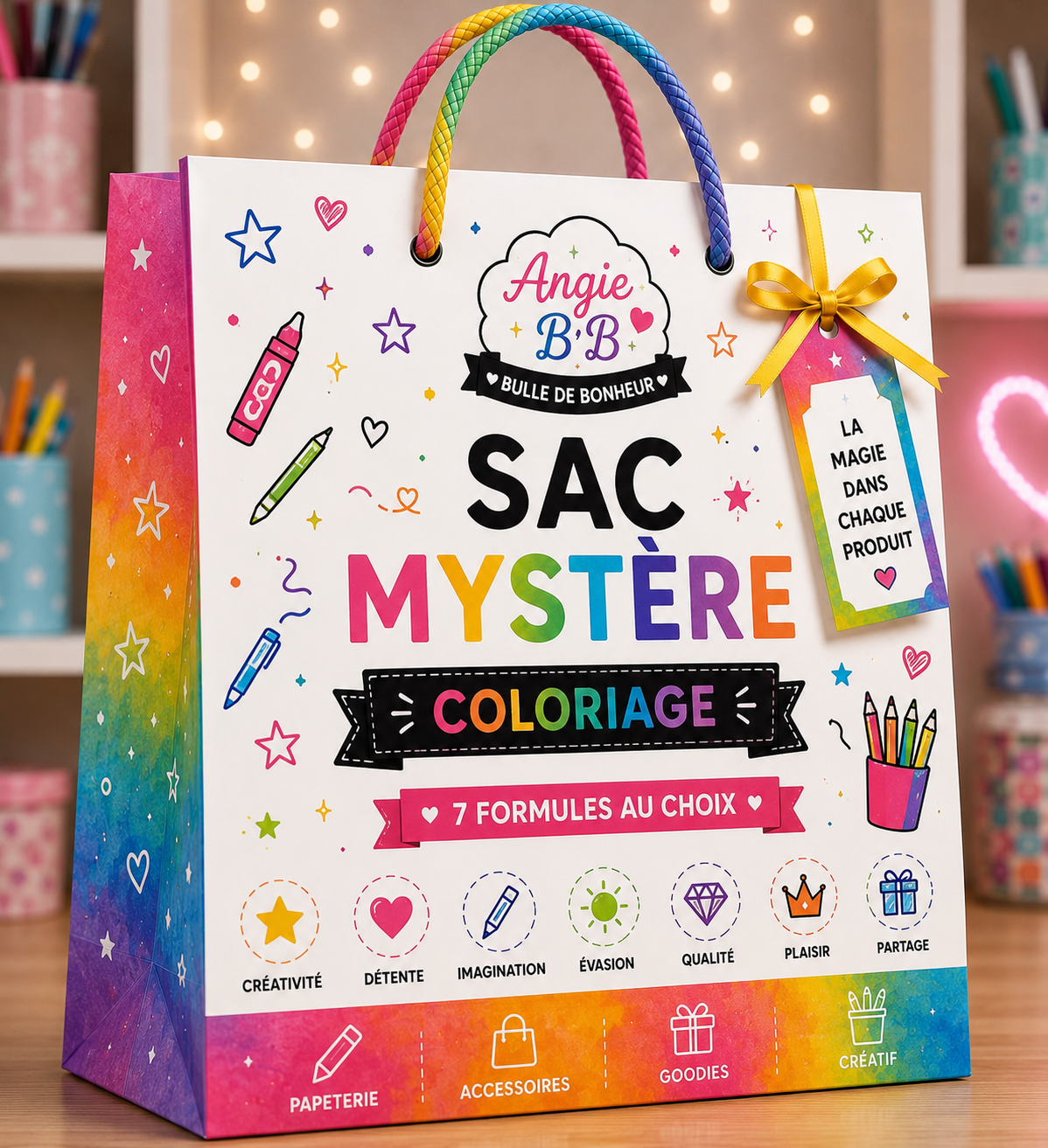 Sac Mystère Coloriage