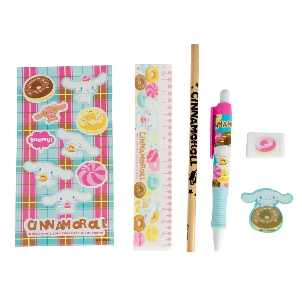 Sanrio Cinnamoroll - Ensemble de papeterie 6 pièces
