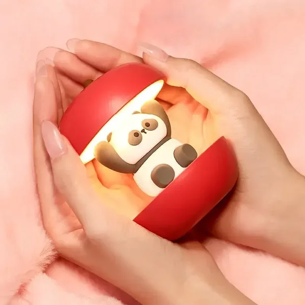 Veilleuse Panda Pomme Kawaï