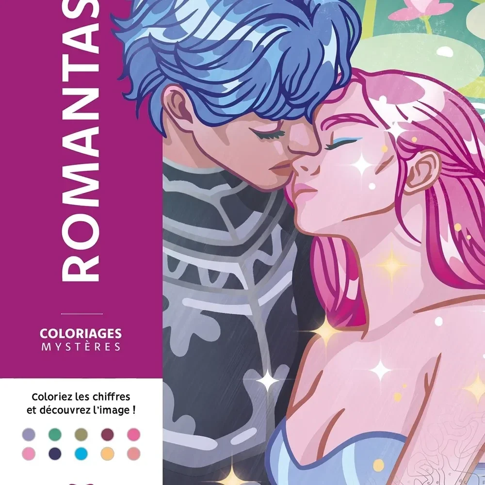 Coloriages mystères - Romantasy