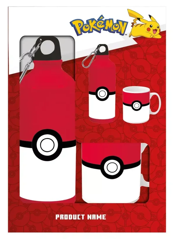 Set tasse céramique + gourde alu Pokémon