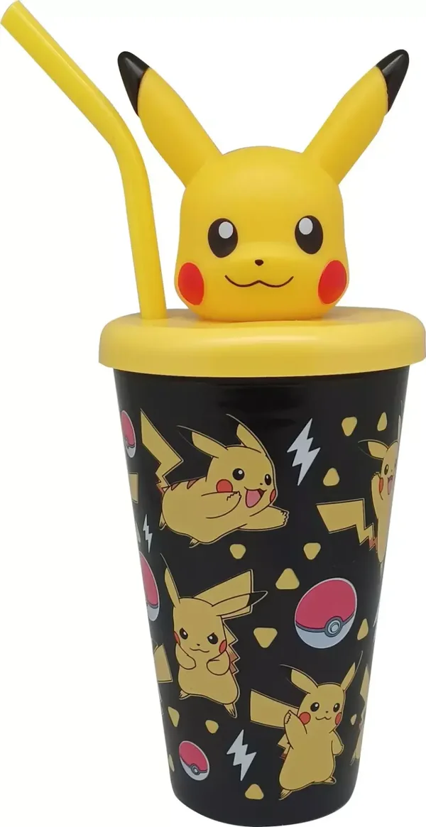 Vue avec couverture figurine 3D + carte Pokémon
