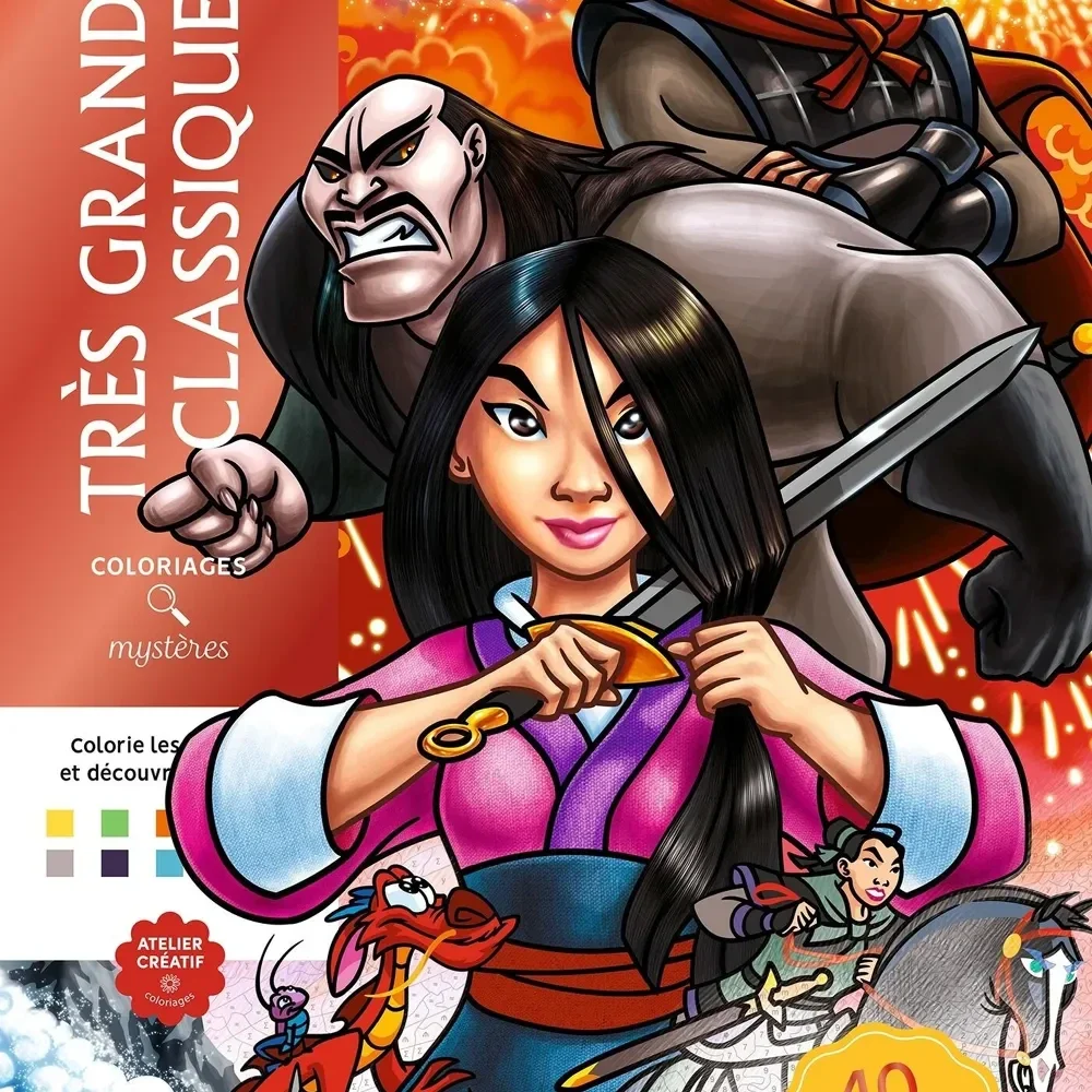 Coloriages mystères Disney - Très grands classiques