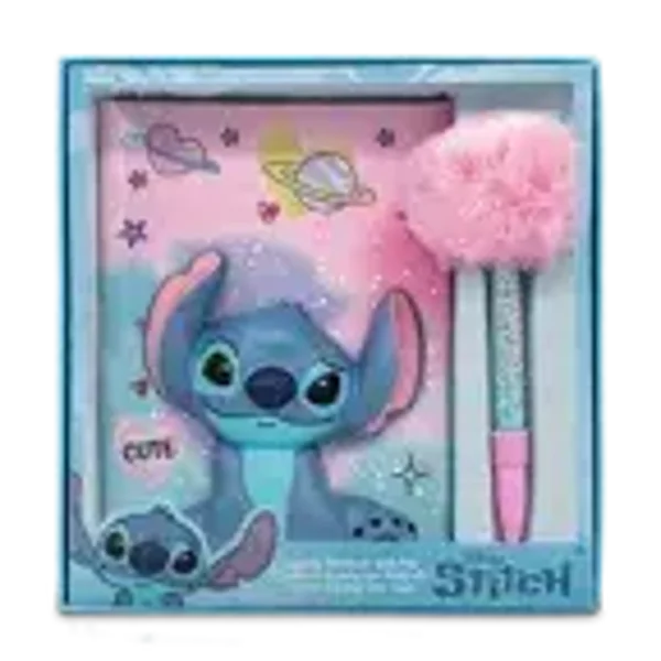 Coffret carnet squishy 3D + stylos point pompon