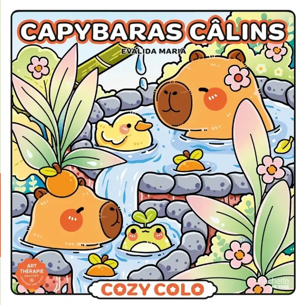 Cozy Colo - Capybaras câlins  Hachette Heroes / Coloriages Art Thérapie