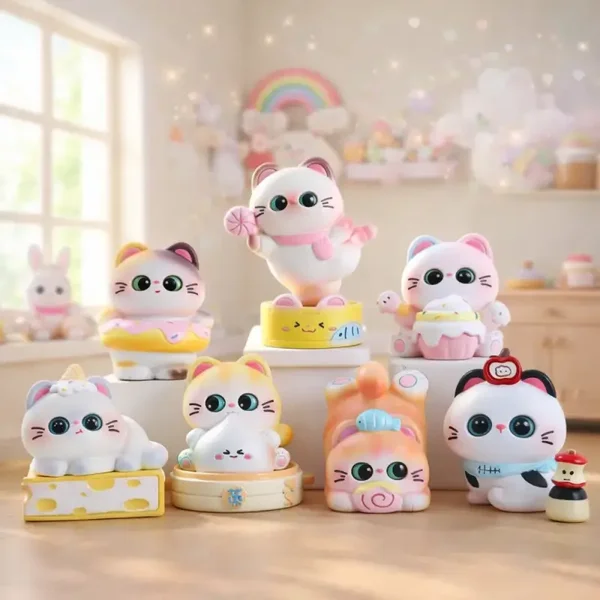Boîte aveugle Cat Planet - Figurine Boîte mystère Chats