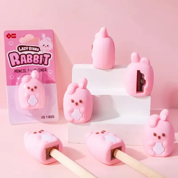 Taille-Crayons Animaux Kawaii 3D Déclinaisons:Lapin