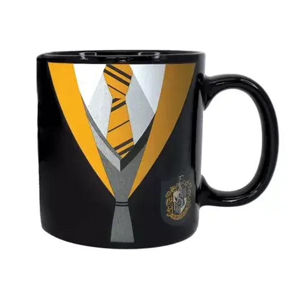 Mug Thermoréactif Harry Potter Uniforme Blason Poudlard Déclinaisons:POUFSOUFFLE