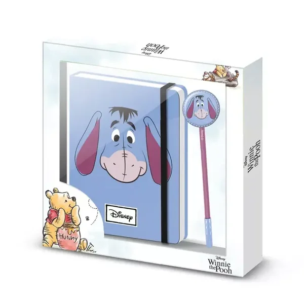 Set Winnie l'Ourson Disney - Journal Intime et Stylo Déclinaisons:Bourriquet