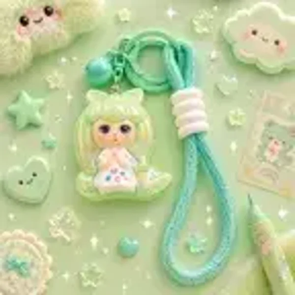 Porte-clés Mystic Dolls, couleurs aléatoire