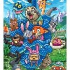 POSTER - Coloriages Mystères - Disney Zootopie 2