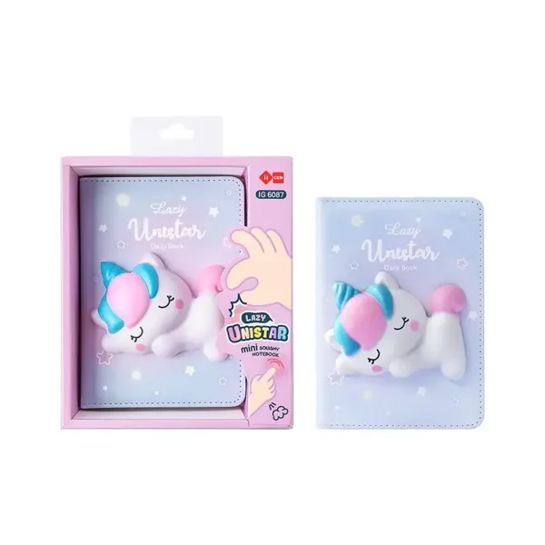Mini Carnet de Notes Kawaii Girly Squishy Déclinaisons:Licorne