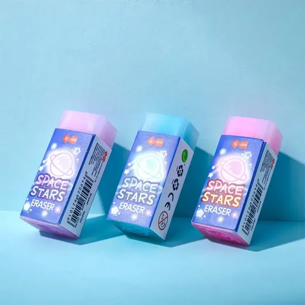 Gomme Planète Fluo Space Stars