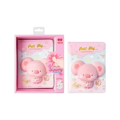 Carnet de Notes Kawaii Girly Squishy Déclinaisons:Baby Cochon