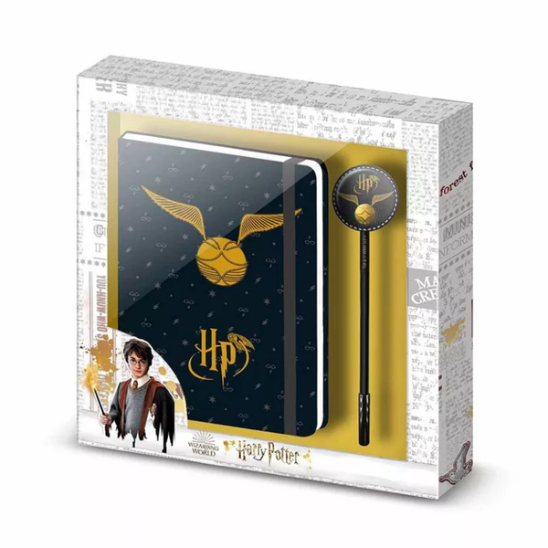 Set Journal Intime et Stylo Harry Potter Déclinaisons:VIF D'OR