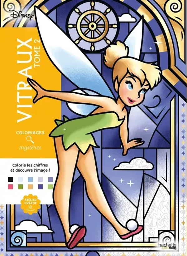 Coloriages mystères Disney – Vitraux Tome 2