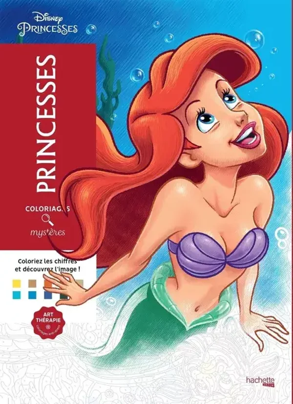 LIVRE DE COLORIAGE - Coloriages mystères Disney Princesses