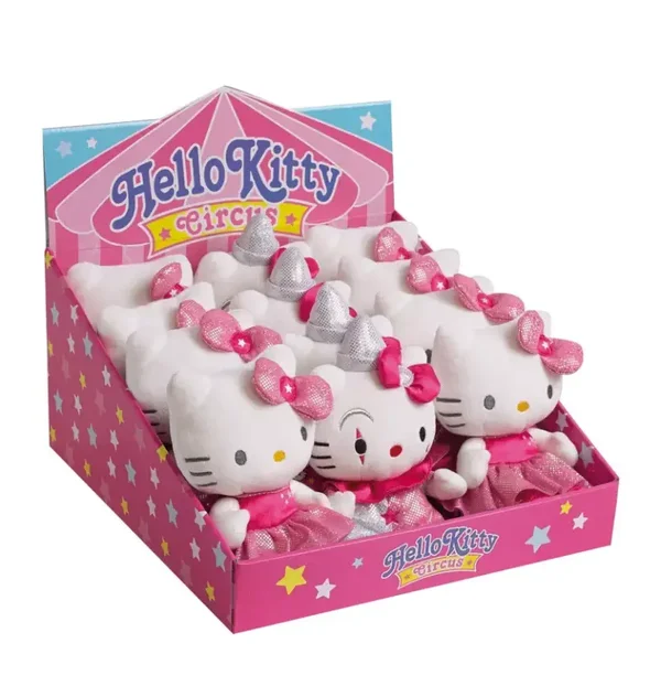 HELLO KITTY CIRQUE PELUCHE 17CM