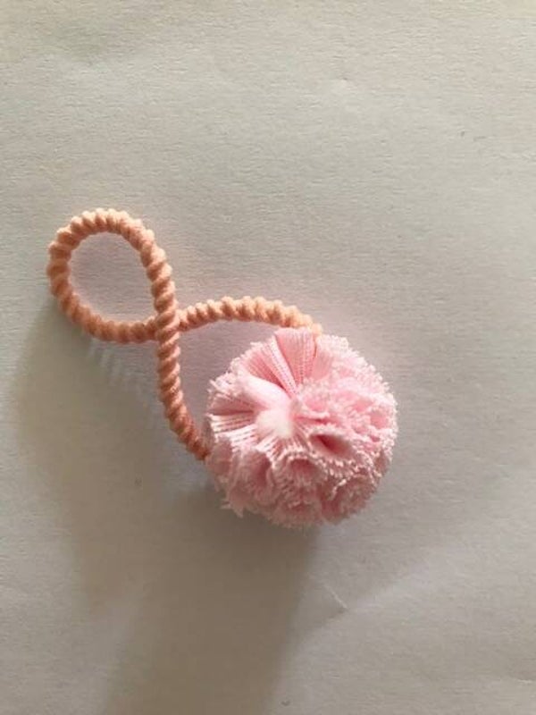 haarelastiek pompon