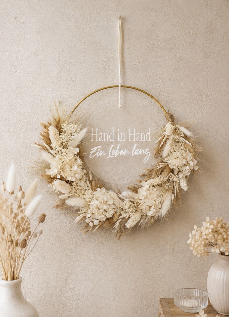 Trockenblumenkranz "Boho"