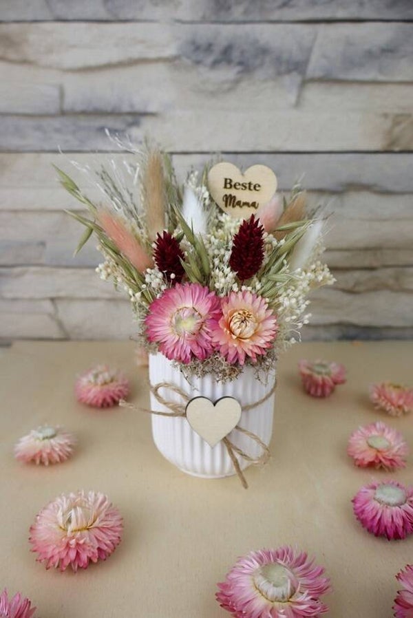 Trockenblumengesteck "Farbenfroh"