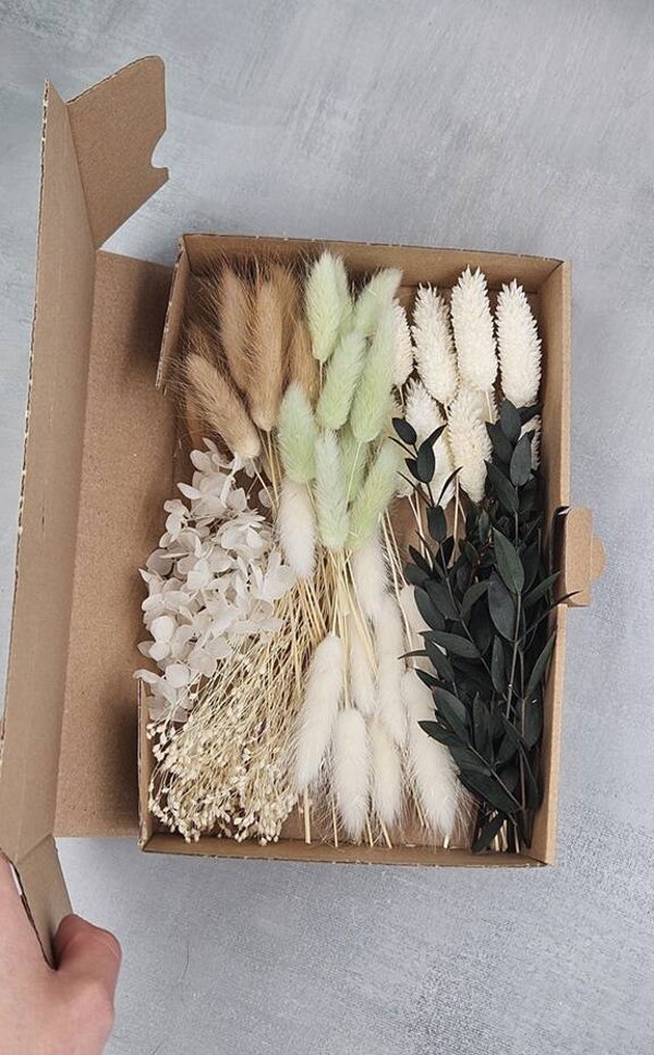 Trockenblumenbox DIY Set "Eukalyptus"