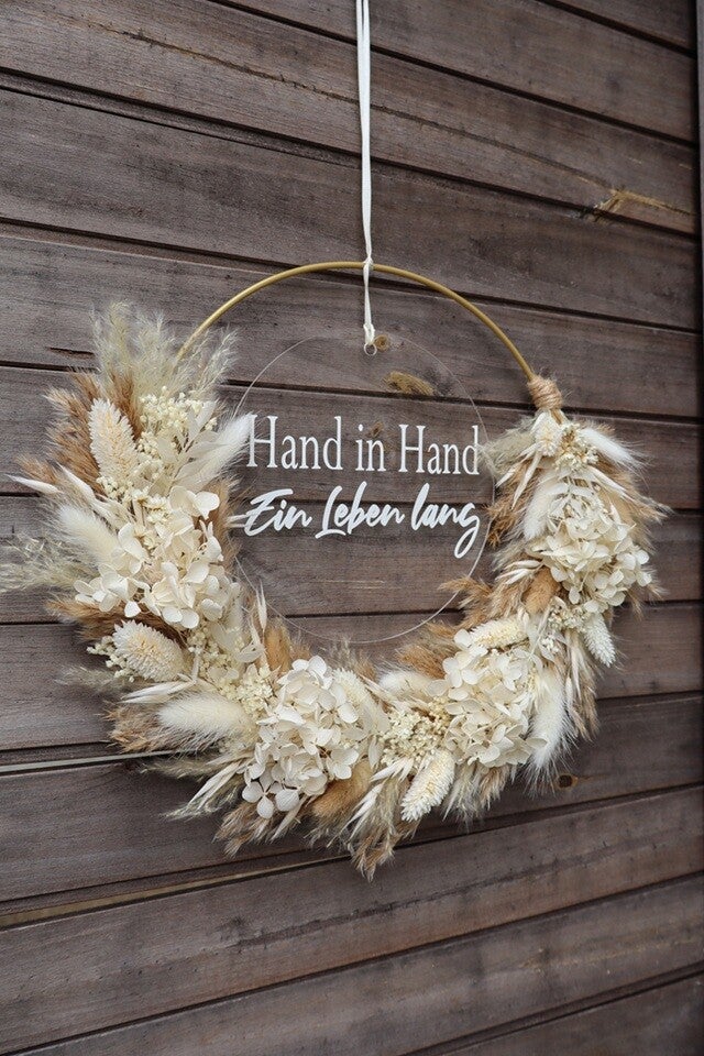 Trockenblumenkranz "Boho"