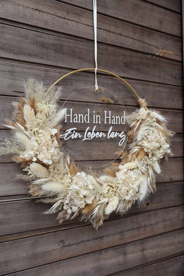 Trockenblumenkranz "Boho"
