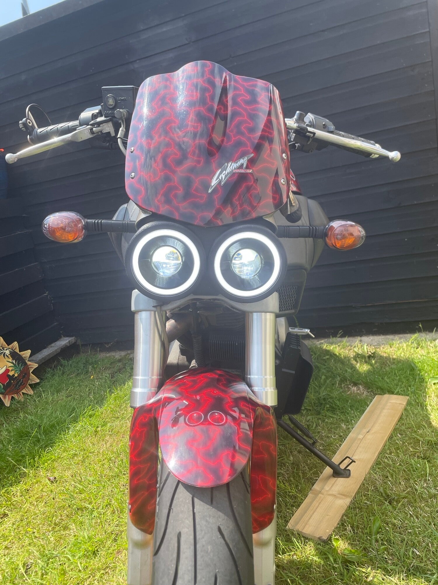 ビューエル　BUELL XB12s XB9s ライトシールド Buell XB Lightning Series (03-10) Headlight Covers
